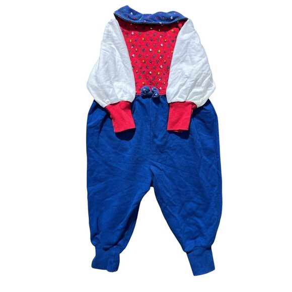 Vtg Rare Gymboree Rainbow Label Heart And Floral Print One Piece Sz Infant - Picture 13 of 16